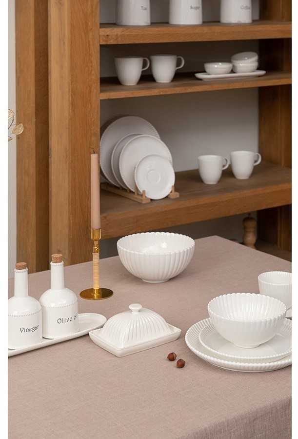 Набор из двух тарелок белого цвета из коллекции kitchen spirit, 21 см (73615)