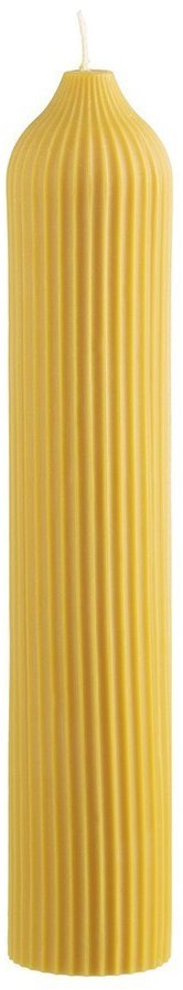 Свеча декоративная цвета карри из коллекции edge, 25,5см (75052)