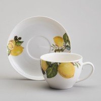 Чайный набор lefard &quot;лемон три&quot; на 6 пер. 12 пр. 250 мл (358-2222)