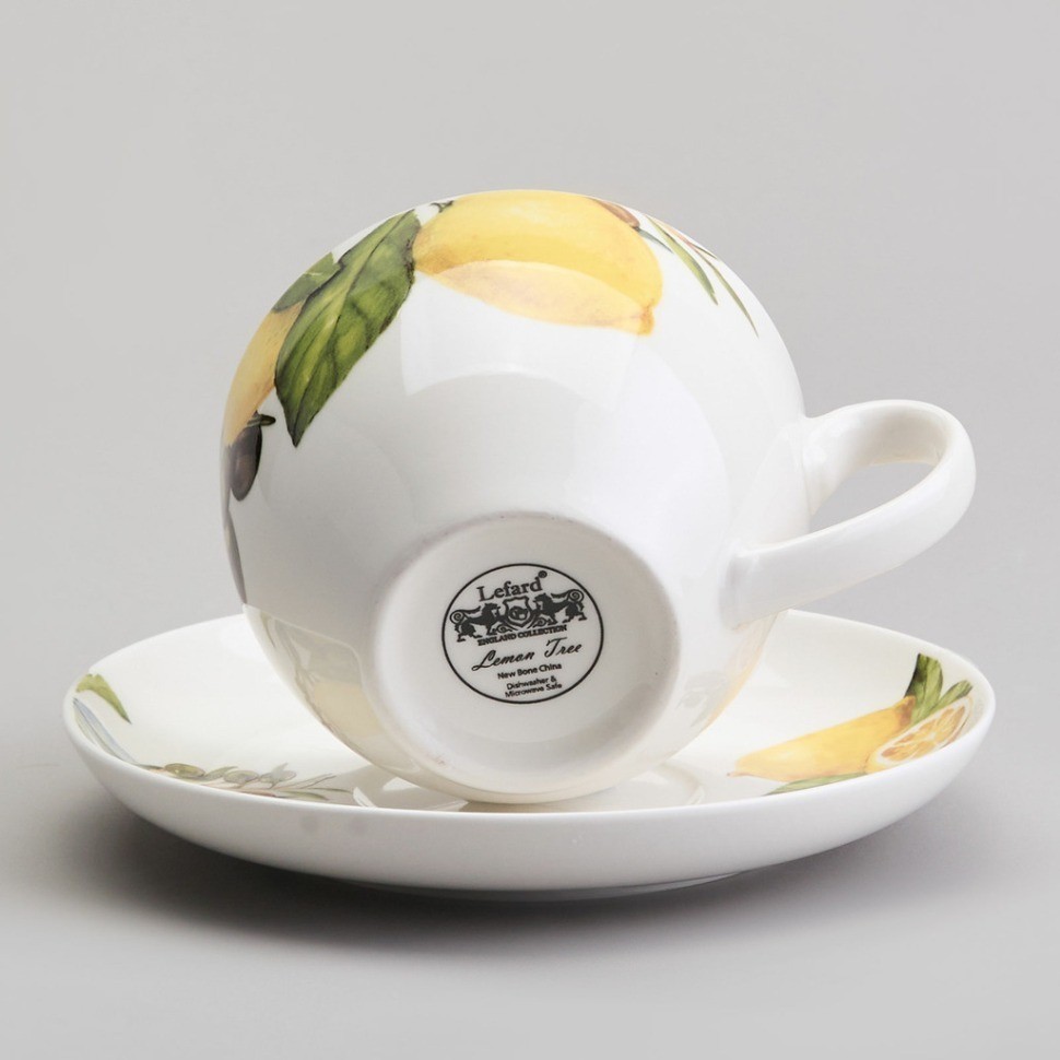 Чайный набор lefard "лемон три" на 6 пер. 12 пр. 250 мл (358-2222)