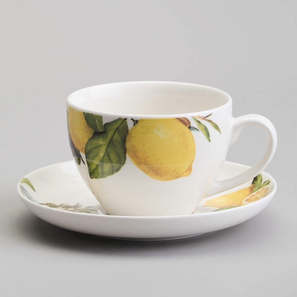 Чайный набор lefard "лемон три" на 6 пер. 12 пр. 250 мл (358-2222)