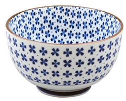 Чаша 2721, 12,7 см, фарфор, blue/white, TOKYO DESIGN