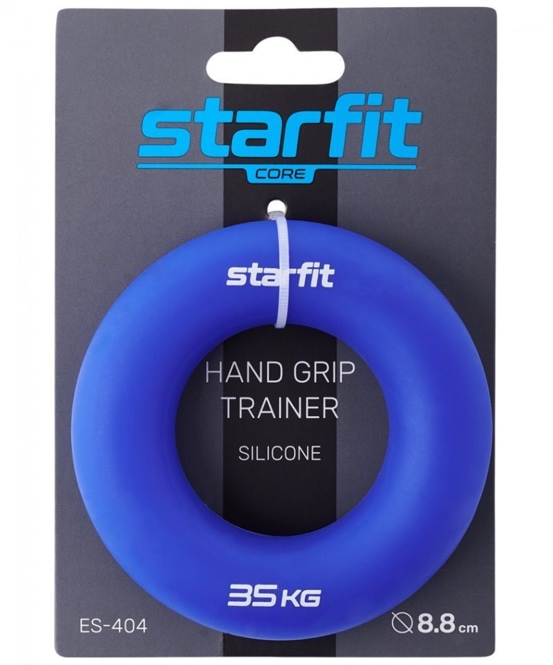 Эспандер кистевой STARFIT ES-404 Кольцо, 35 кг, силикон, темно-синий (1121043)