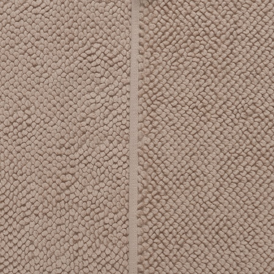 Коврик для ванной ворсовый из чесаного хлопка бежевого цвета из коллекции essential, 50х80 см (69135)