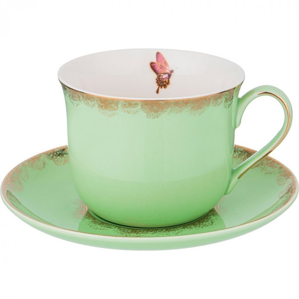 Чайный набор на 1 персону, 2 пр., 400 мл. "минт" Lefard (275-1153)