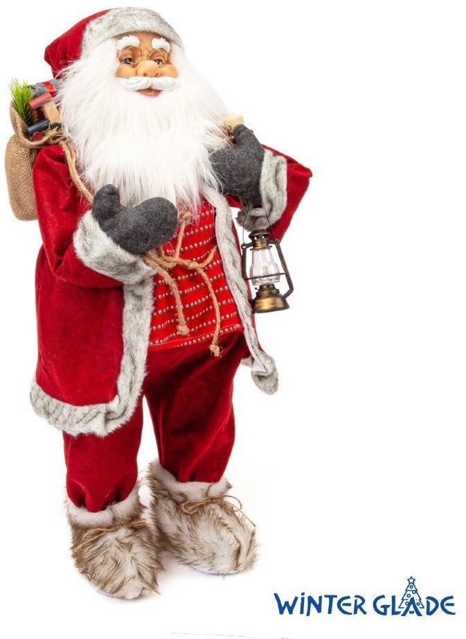Игрушка Дед Мороз под елку 80 см M40 (69191)