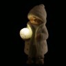 Фигурка с led-подсветкой 10*9,5*23 см серия "детишки в снегу" Lefard (248-024)