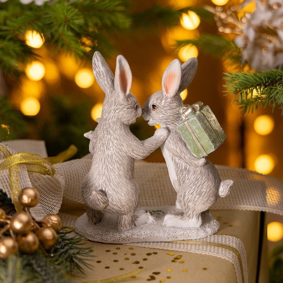 Статуэтка "кролики" 10,5х6х13 см Lefard (162-1316)