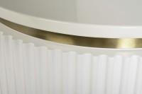 Тумбочка белая 2 ящика d51*55см (TT-00009555)