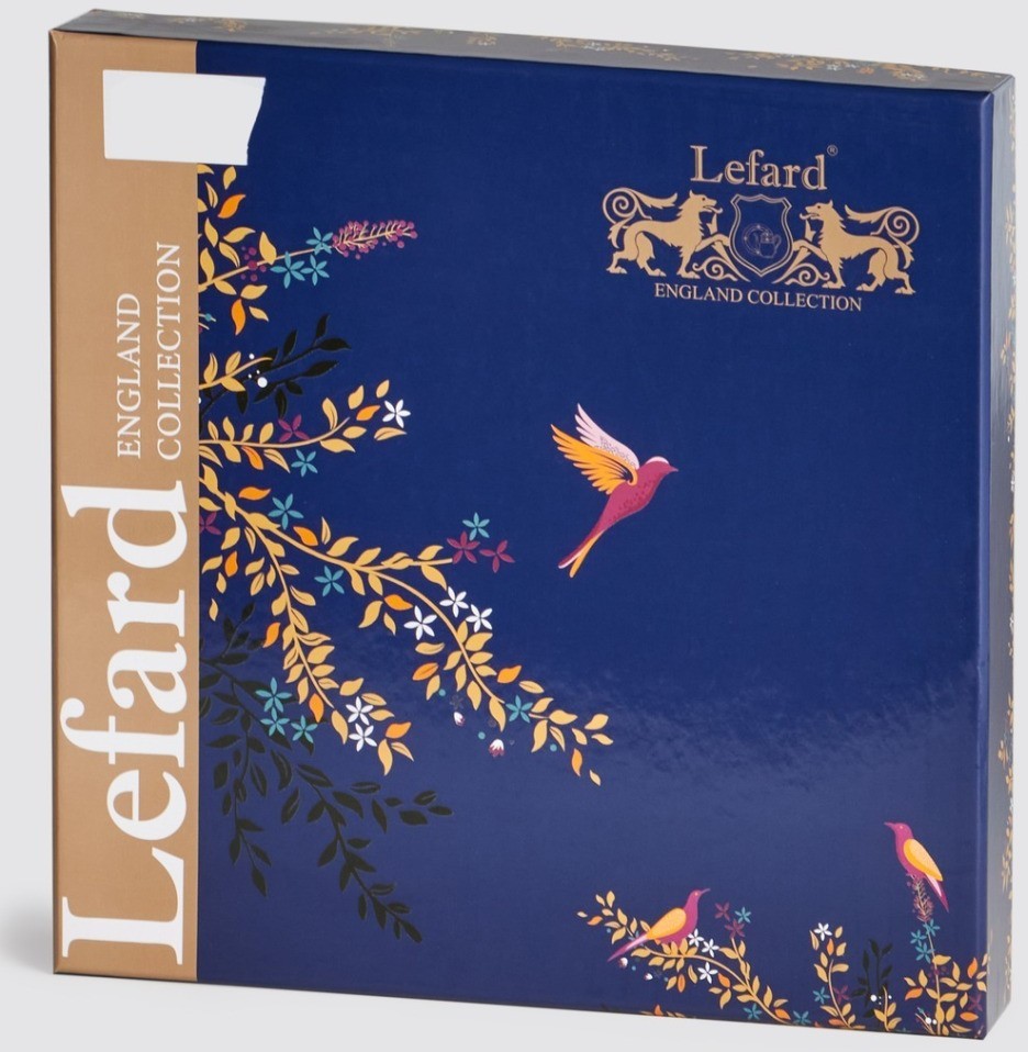 Набор тарелок закусочных lefard "golden birds" 4 шт. 20*2 см (419-152)