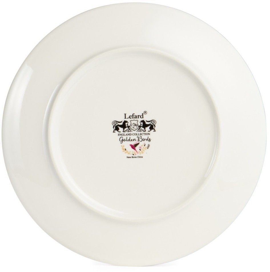 Набор тарелок закусочных lefard "golden birds" 4 шт. 20*2 см (419-152)