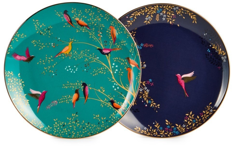 Набор тарелок закусочных lefard "golden birds" 4 шт. 20*2 см (419-152)