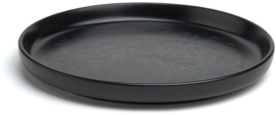 Набор тарелок закусочных bronco "choice black" 20,5 см 4шт (191-358-1)