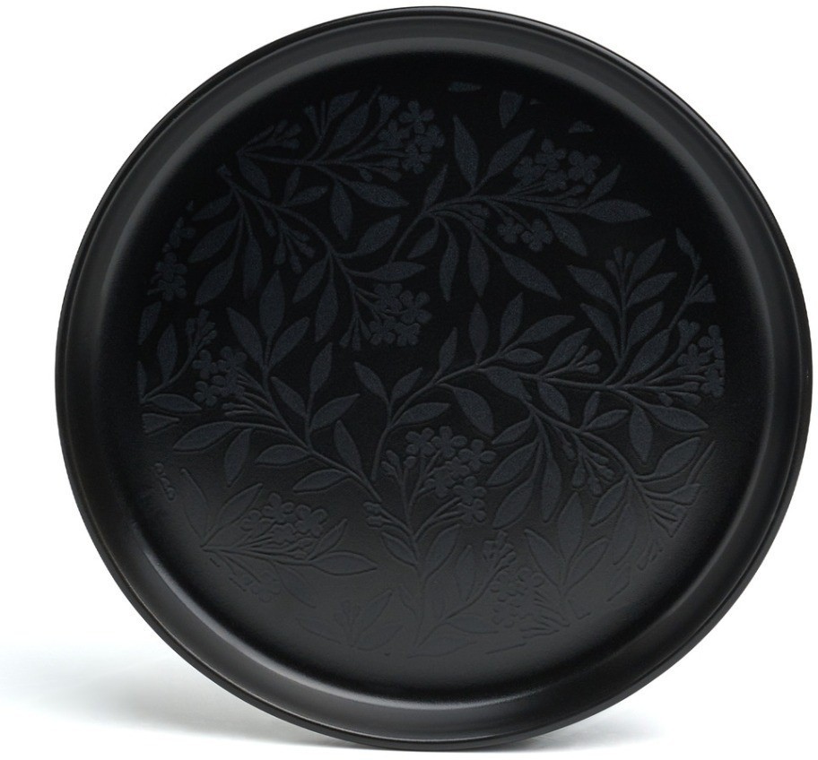 Набор тарелок закусочных bronco "choice black" 20,5 см 4шт (191-358-1)