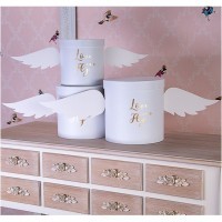 Набор подарочных коробок из 3-х шт., 4 цвета в ассортименте, диаметр=21,5/19/16,5 см Lefard (37-501)