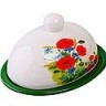 Масленка с крышкой Цветущие Маки LORAINE (60280)