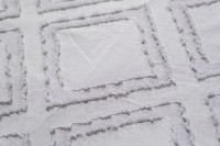 Покрывало Квадро серое 240*260 (TT-00013976)