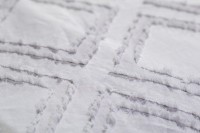 Покрывало Квадро серое 240*260 (TT-00013976)