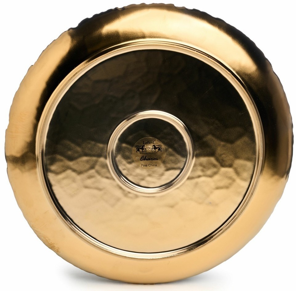 Набор тарелок обеденных lefard "charm" 2 шт. 26*2,5 см (золото) (779-353)