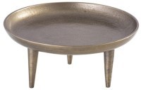 Блюдо на ножках 25291-30, 30 см, металл, brass antique, ROOMERS TABLEWARE