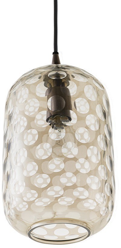 Светильник подвесной mystic aura, D17 см, коричневый (76542)