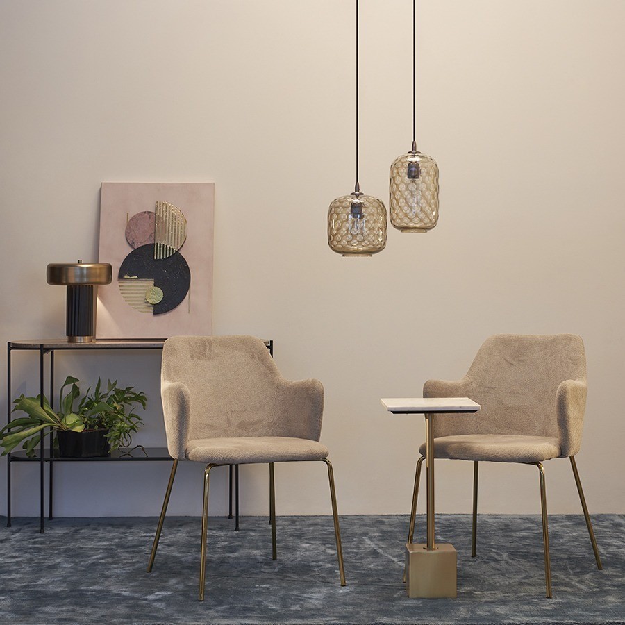 Светильник подвесной mystic aura, D17 см, коричневый (76542)