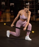 Бодибар STARFIT BB-301, 2 кг, неопреновый, черный/желтый (1484614)