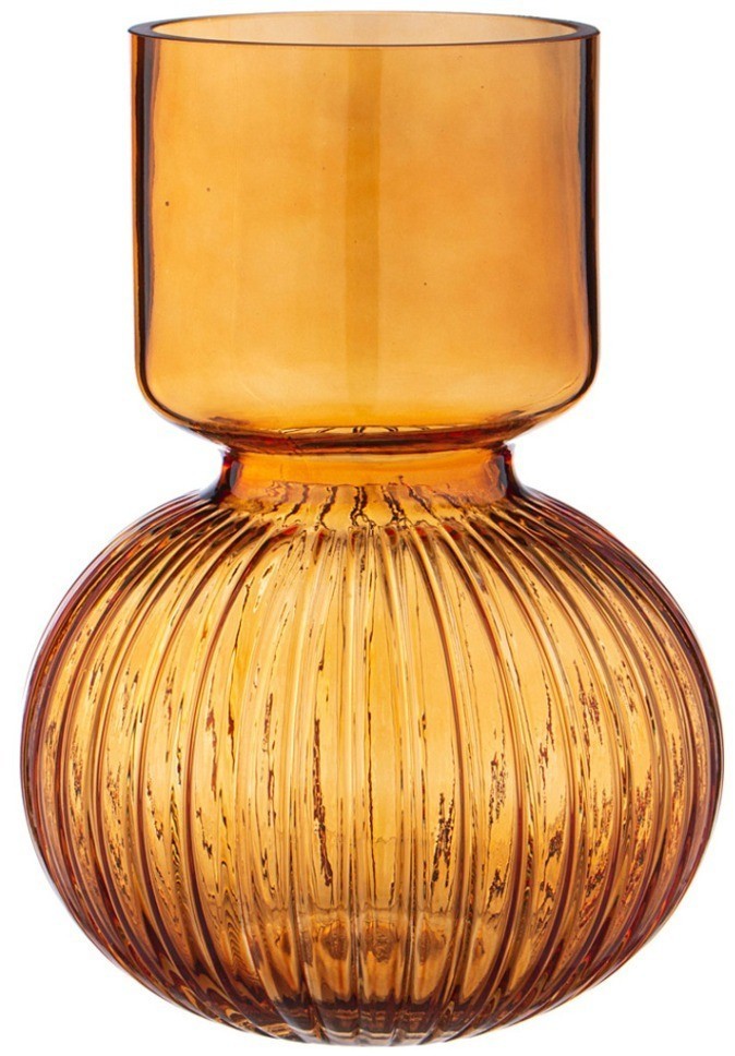 Ваза "amelie" amber диаметр 18см высота 25см Lefard (182-1039)