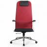 Кресло офисное BRABIX PREMIUM Ultimate EX-801 хром черное/красное 532921 (94688)