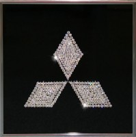 Картина Мицубиси с кристаллами Swarovski (1461)