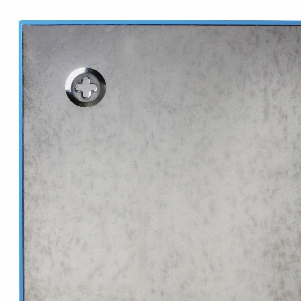 Доска магнитно-маркерная стеклянная 45х45 см 3 магнита синяя Brauberg 236741 (89635)