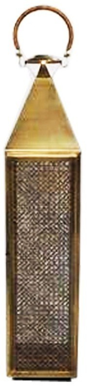 Подсвечник F1767, сталь, стекло, Antique brass, ROOMERS FURNITURE