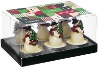 Набор декоративных свечей festive snowman из коллекции new year essential, 6 шт. (78326)