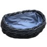 Корзина TMD- Basket 24, Ротанг, Black, ROOMERS FURNITURE