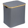 Корзина для белья neat mid, 40x33x43 см, серая (77868)