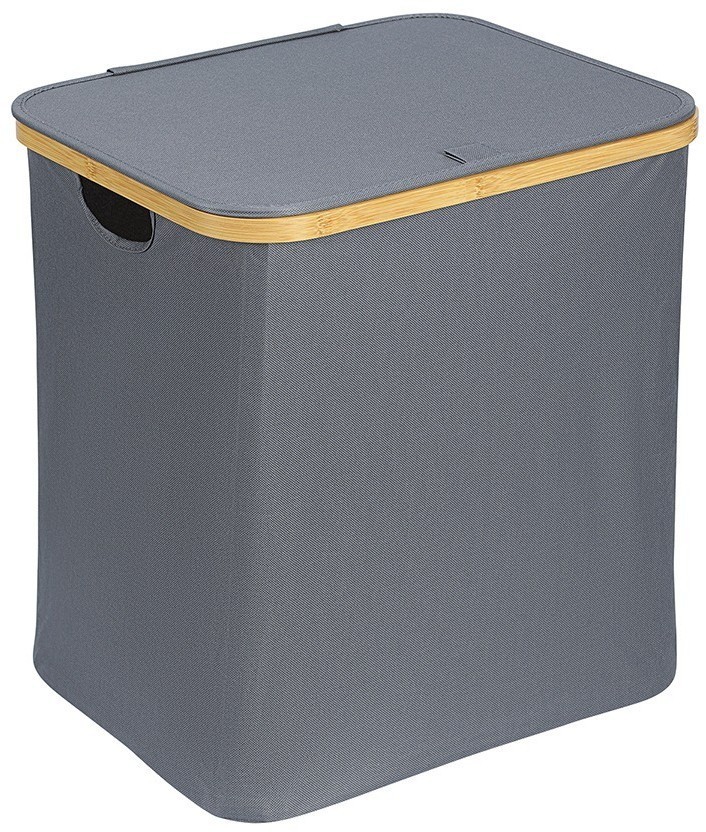 Корзина для белья neat mid, 40x33x43 см, серая (77868)