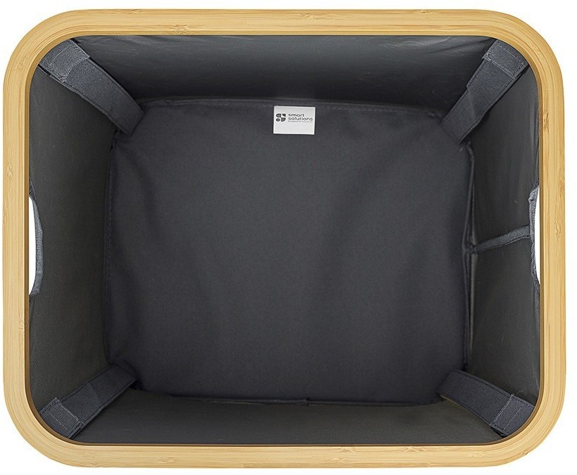 Корзина для белья neat mid, 40x33x43 см, серая (77868)