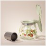 Заварочный чайник agness с фильтром "земляника" 900 мл. (885-108)