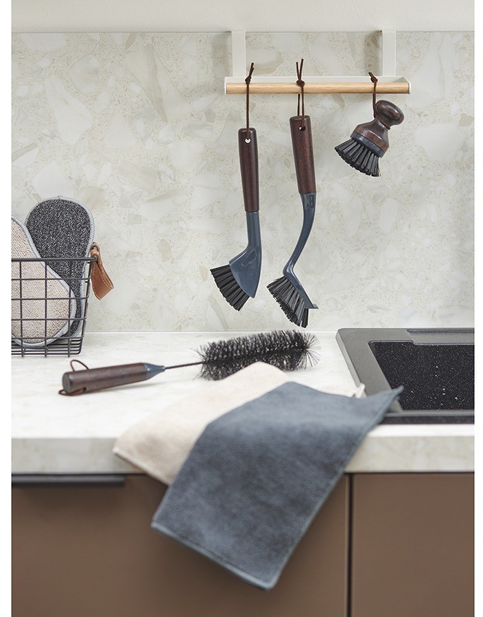 Набор салфеток из микрофибры cozy clean, 30х30 см, темно-серые, 3 шт. (77398)