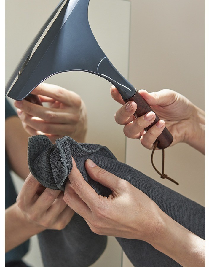 Набор салфеток из микрофибры cozy clean, 30х30 см, темно-серые, 3 шт. (77398)