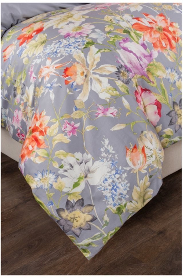 Кпб 2-х сп "пастораль" хлопок 100%, серый, под 175*215 -1шт., пр 240*240 -1шт., нав 70*70-2шт SANTALINO (985-212)