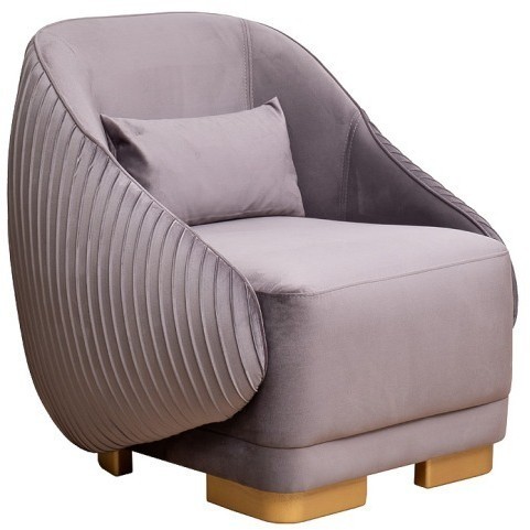 Кресло Palazzo серое Ром504+Ром504 81*81*79см (TT-00012933)