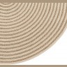 Ковер из хлопка target бежевого цвета из коллекции ethnic, D90 см (74488)