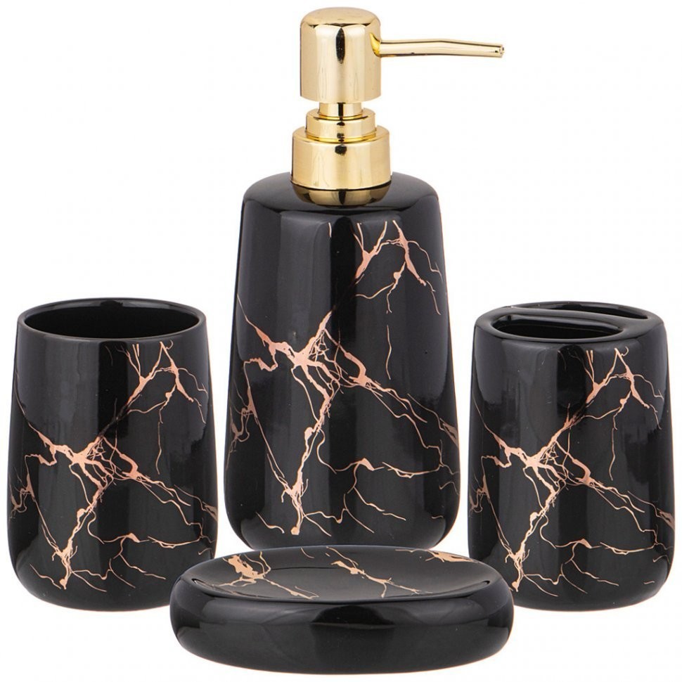 Набор для ванной комнаты "fantasy" 4 пр. 400 мл Lefard (755-236)