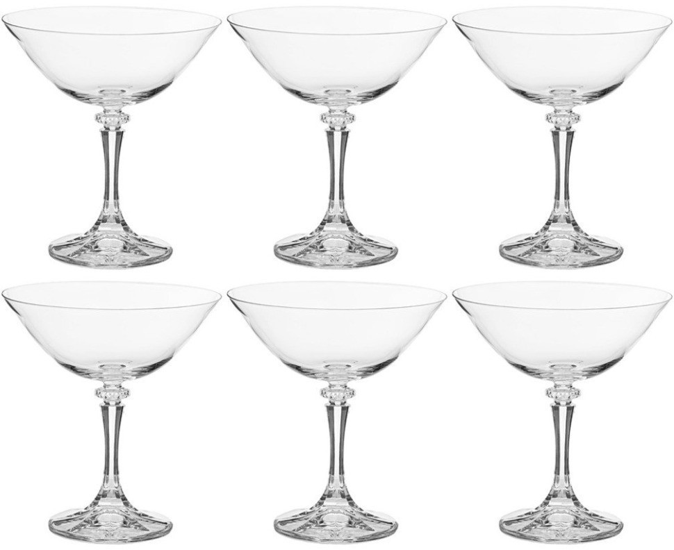 Набор бокалов для коктейлей из 6 шт. "branta" 180 мл. Crystalite Bohemia (669-243)