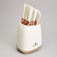 Набор ножей agness  на пластиковой подставке, 7 предметов (911-785)