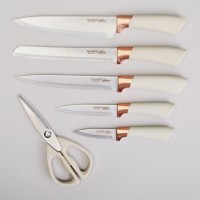 Набор ножей agness  на пластиковой подставке, 7 предметов (911-785)