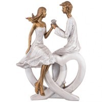 Статуэтка &quot;влюбленные&quot; 16,5*10,5*23 см. серия &quot;фьюжн&quot; Lefard (162-963)