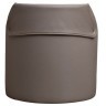 Пуф Bruno букле/иск.кожа серый Orso SER+Enzo902  50*50*51см (TT-00015148)