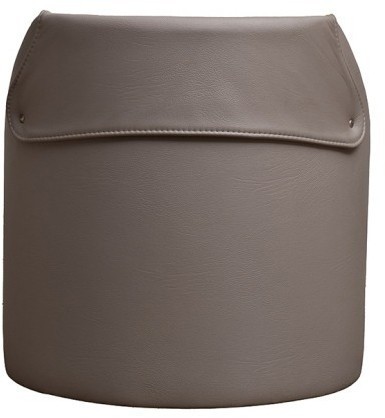 Пуф Bruno букле/иск.кожа серый Orso SER+Enzo902  50*50*51см (TT-00015148)